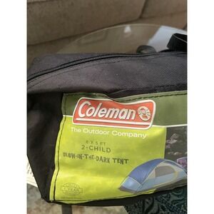 Coleman Youth Kid Juvenil 2-Child GLOW-IN-THE -DARK Tent 6 X 5 FT